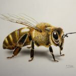 Biene - Mixed Media